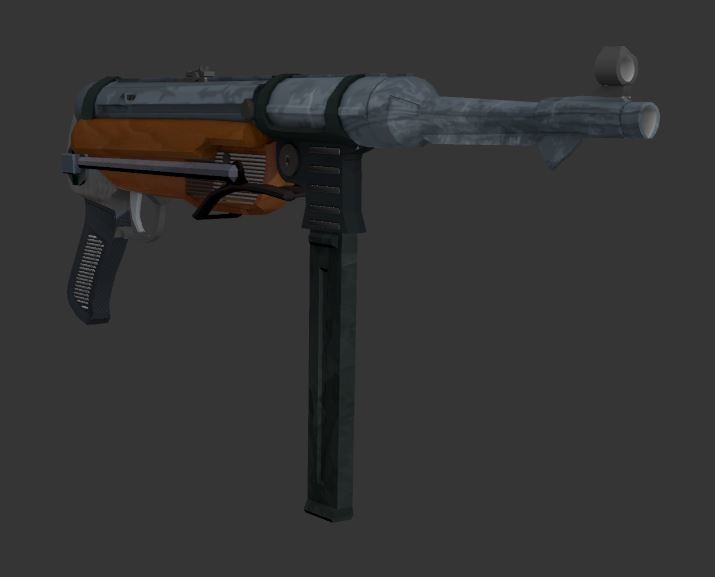 Artstation Mp40 Weapon Stylized Joshua O Reilly