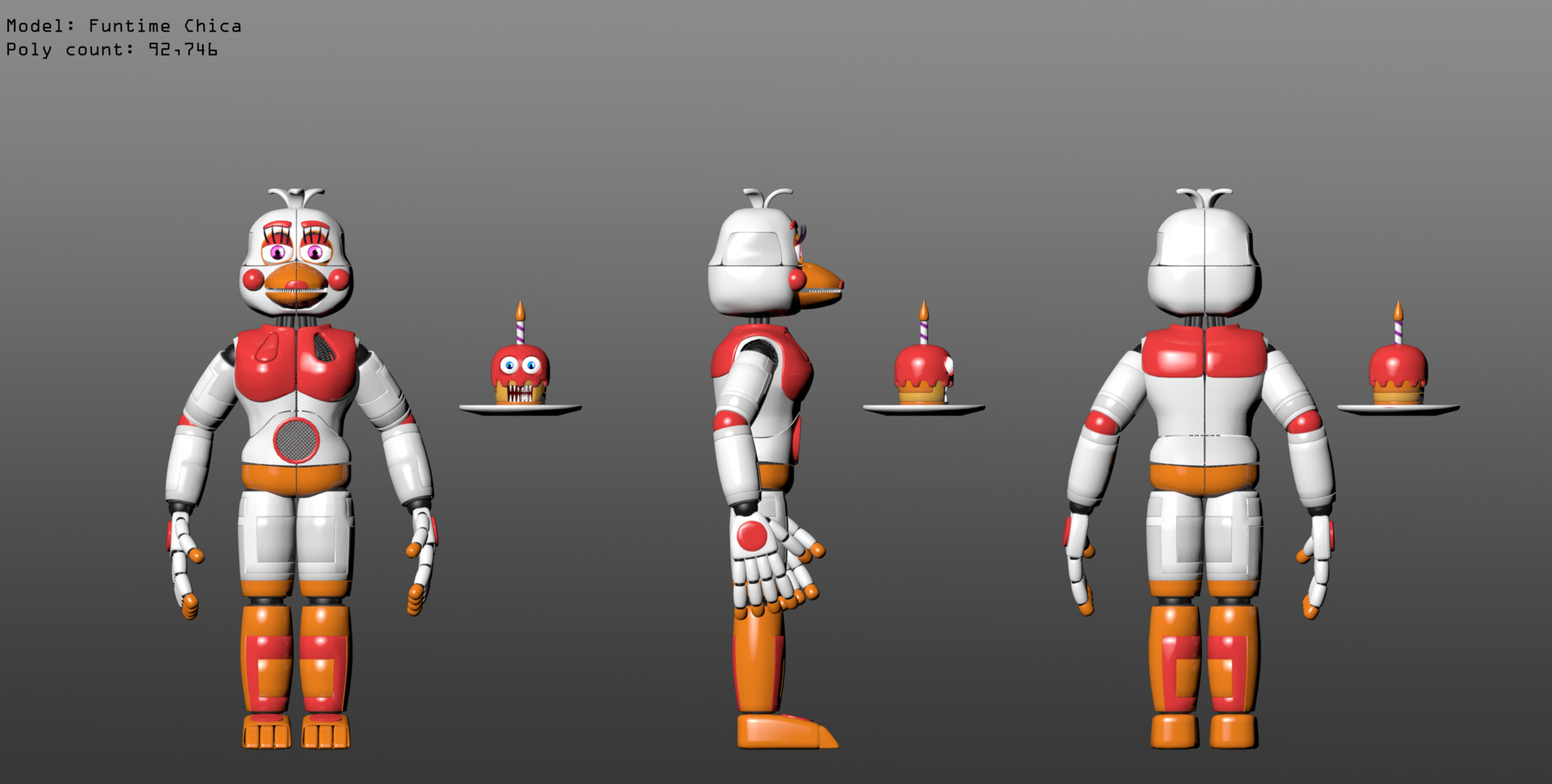 Making Funtime Chica from Five Nights at Freddy's 6 Pizzeria