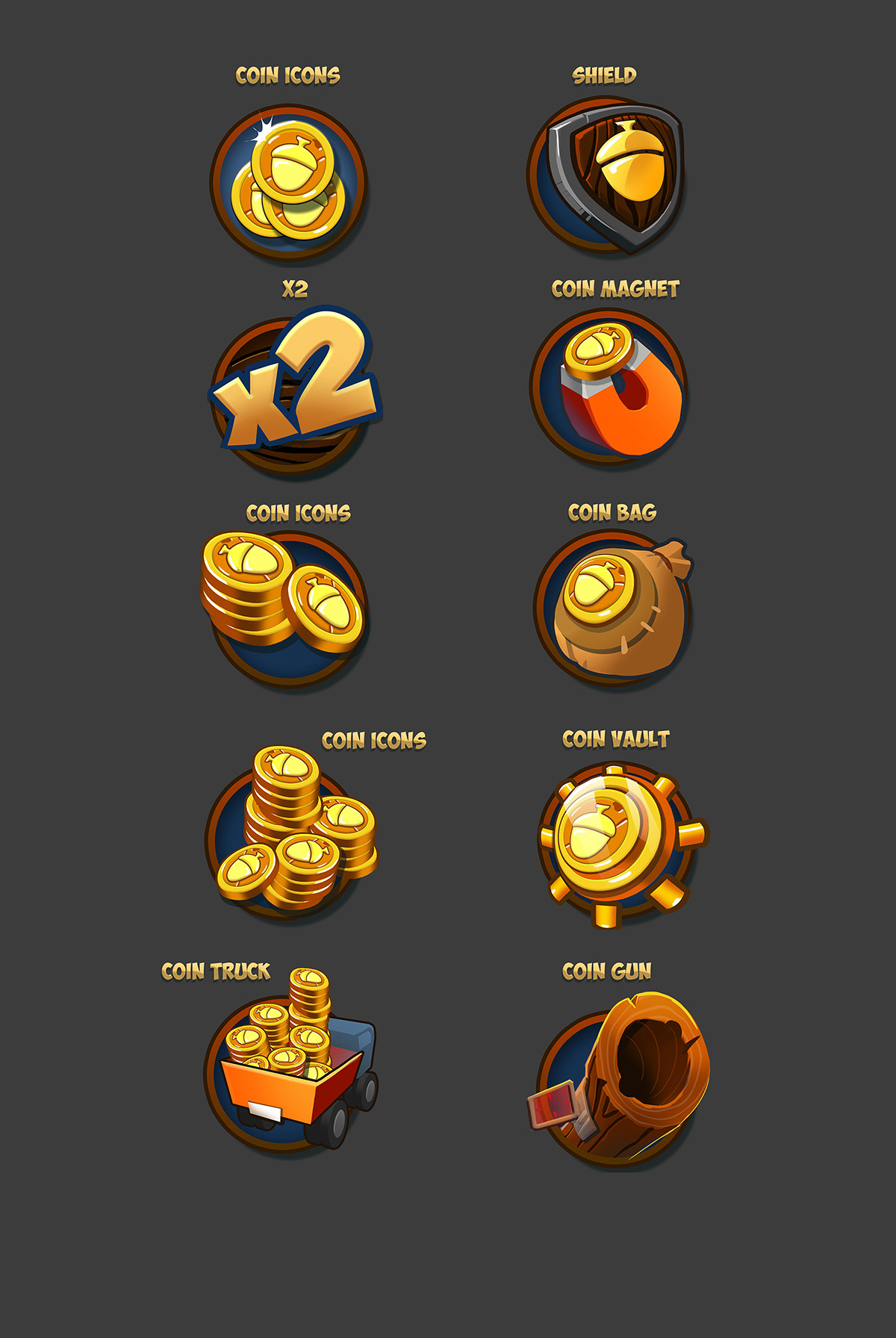 Artstation Mobile Game Ui Nutgrab Studio Punchev
