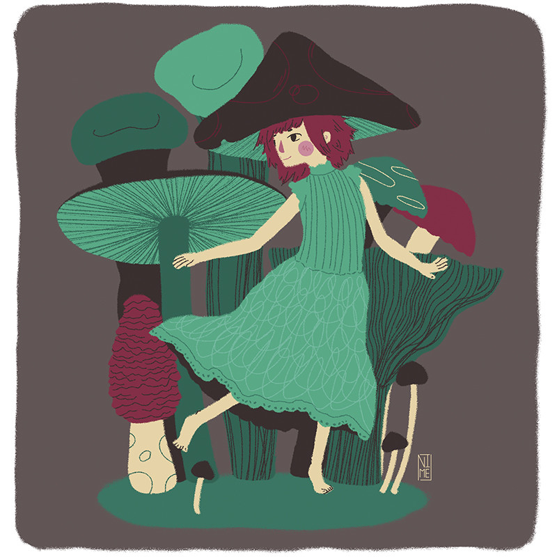 ArtStation - Mushroom Lady