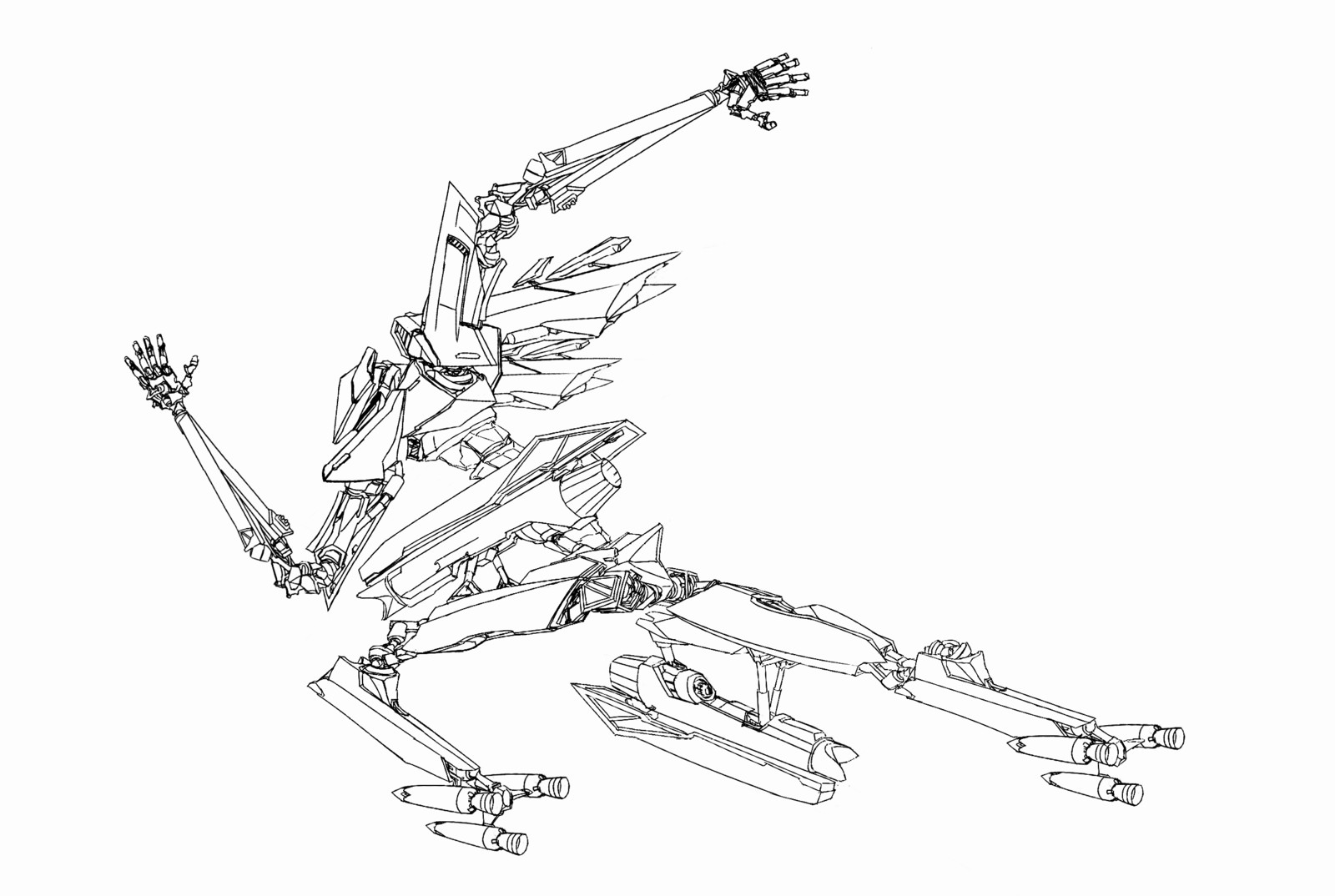 Scanned it in and more seriously rendered the mechanical bits.