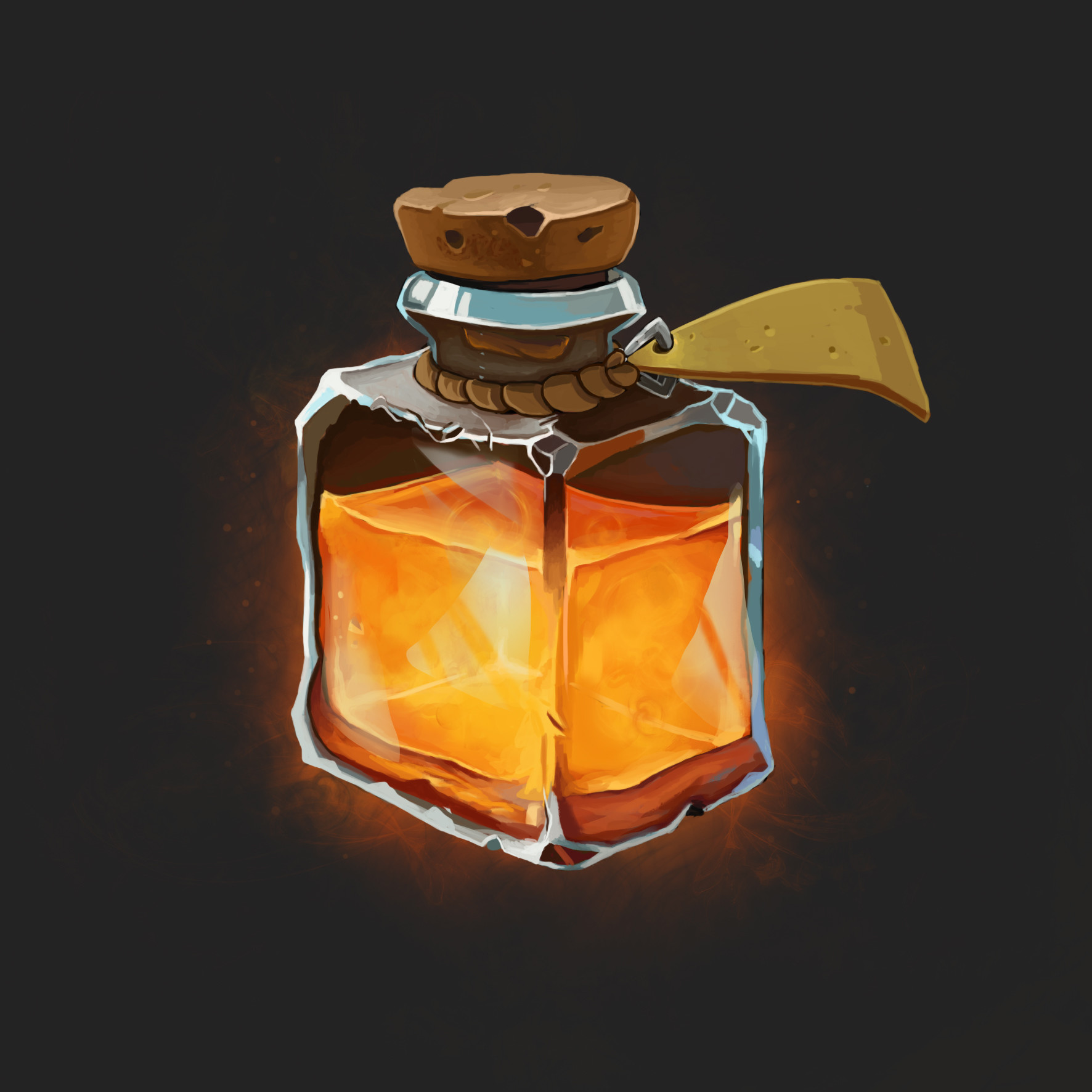Alex Edwards - Orange & Green Potion