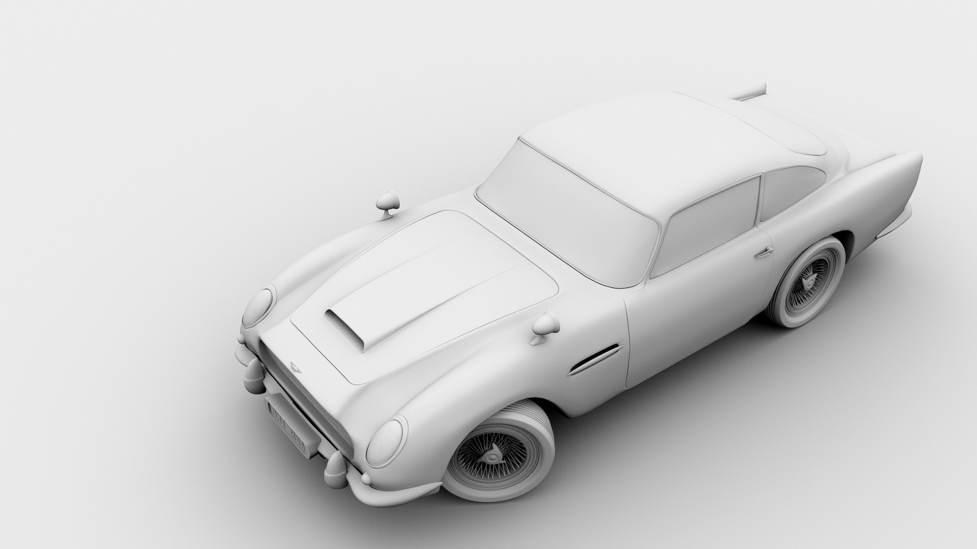 Alejandro Román Campins - First Maya Project: Aston Martin DB5 from ...