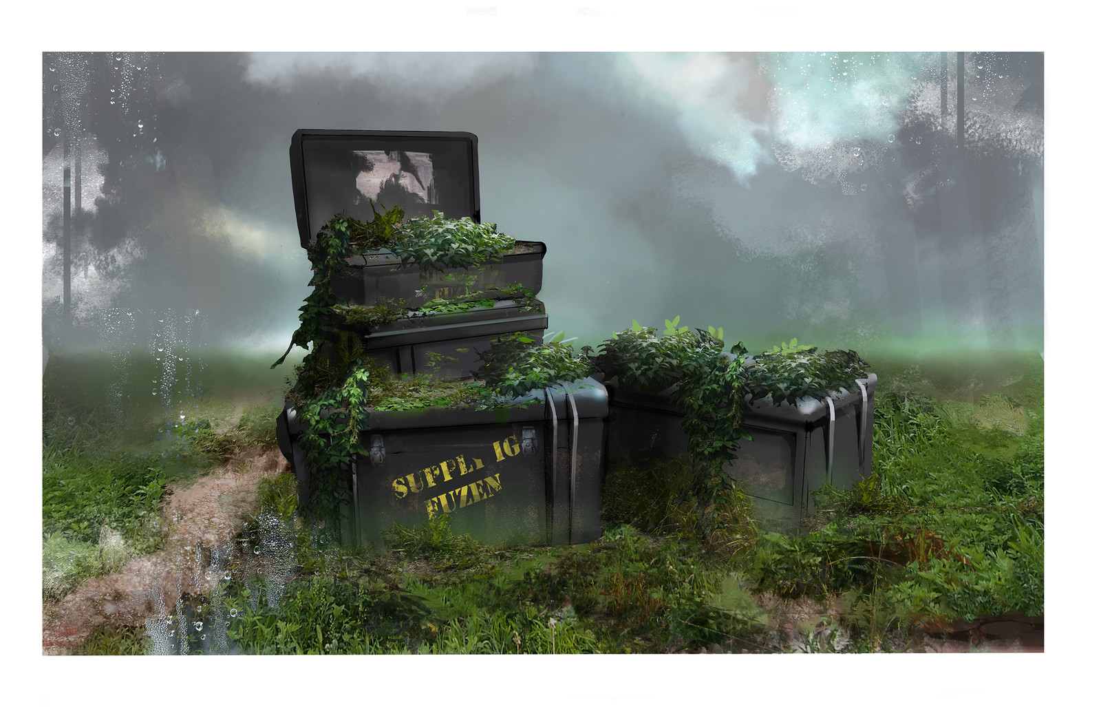A couple of Crates, lol