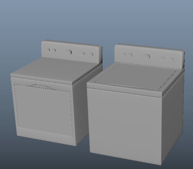 washer and dryer