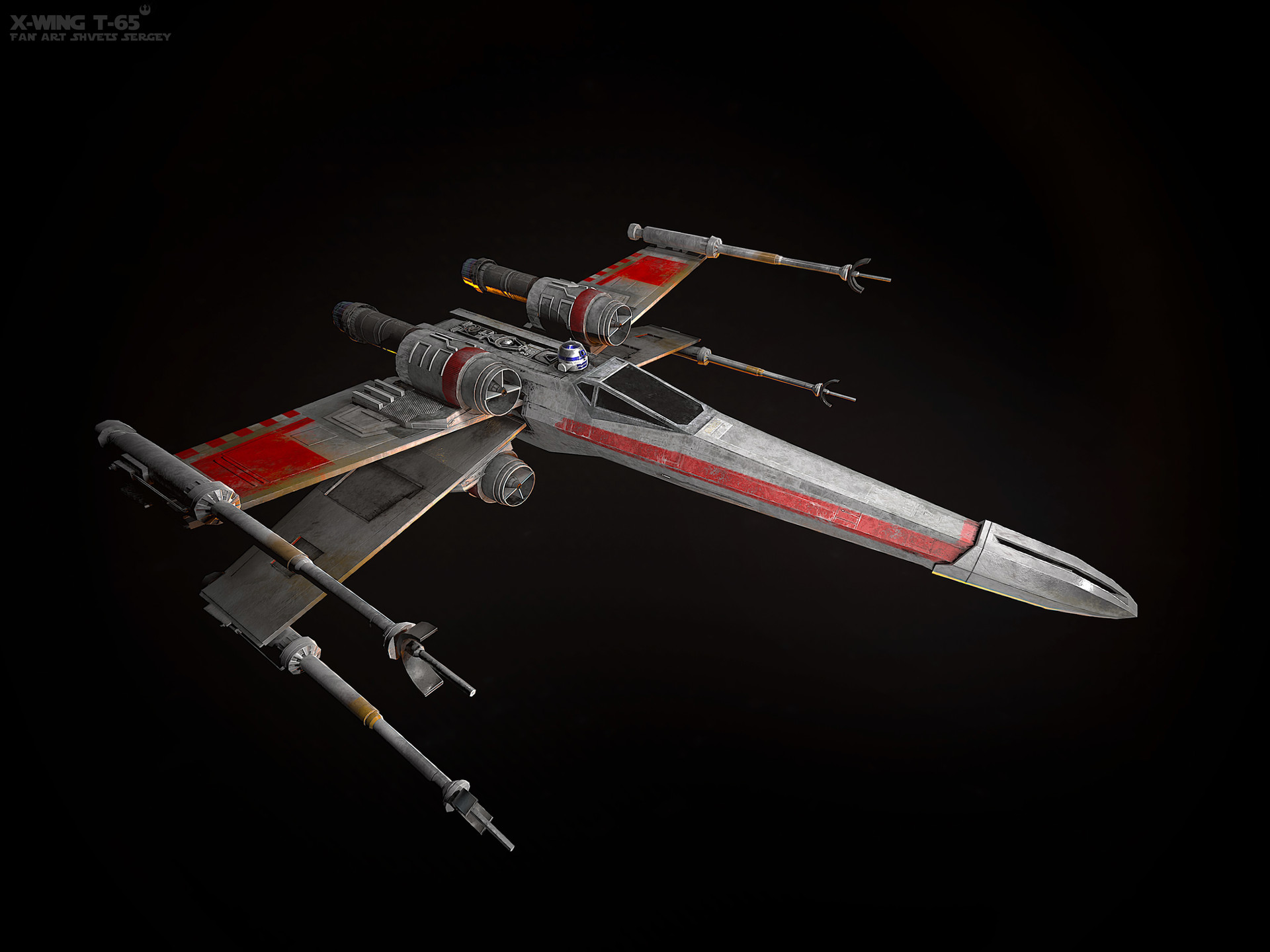 Sergey Shvets x wing t 65 starfighter
