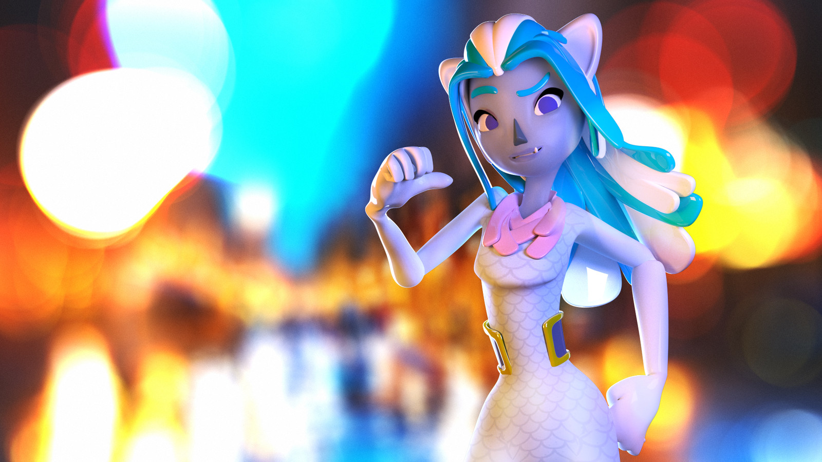 Maiden Merlion! Singapore's Number One Heroine!