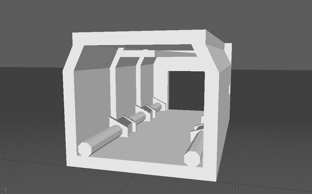 Proxy Meshes Brought in from Unreal not much detail at this point.