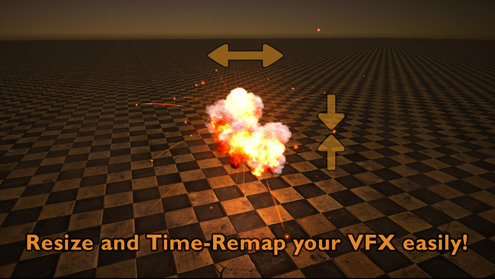 Resize and Time-Remap in the inspector.