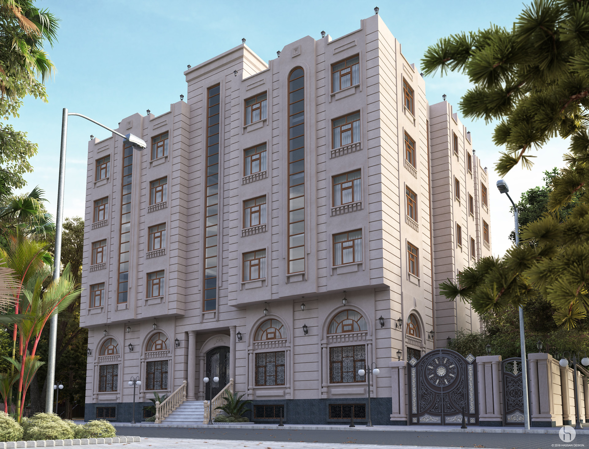 Hassan Alhemyari Yemeni Stone building, Classic Design.