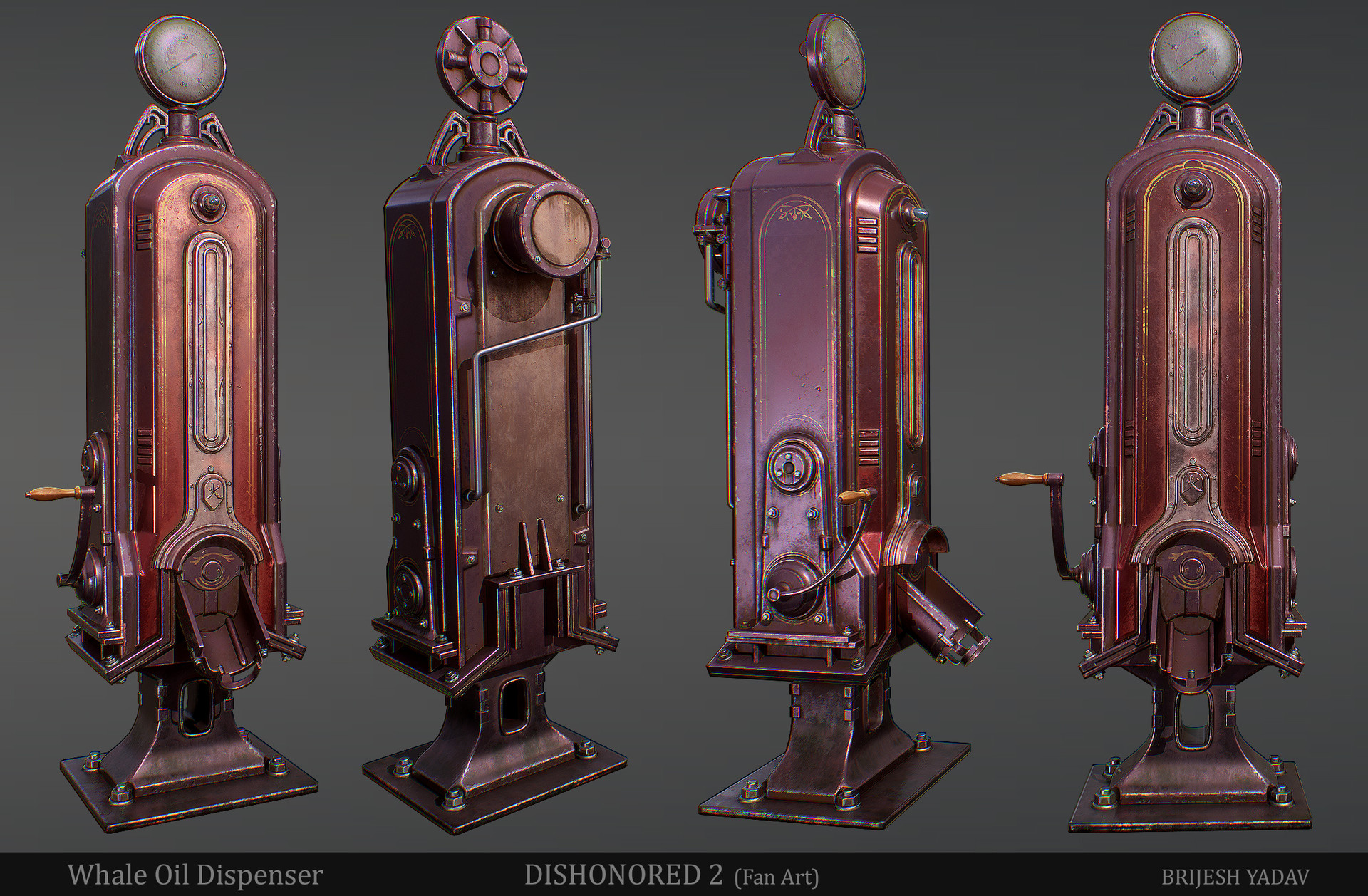 ArtStation - Whale Oil Dispenser : Dishonored 2 (Fan Art)