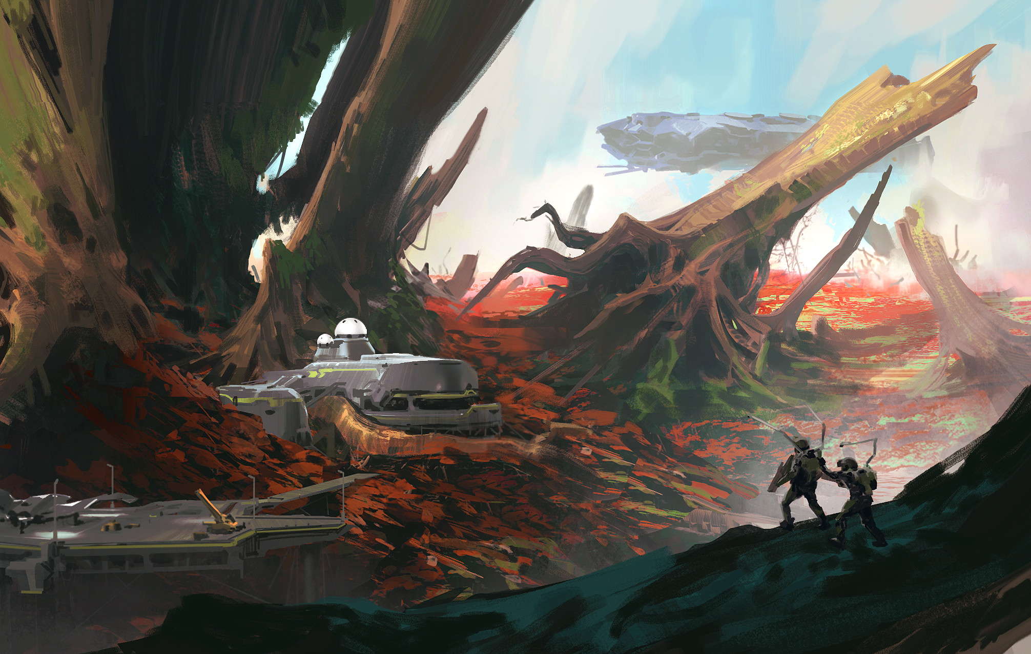Early environment exploration, which led to the development of the map Crystal Castle