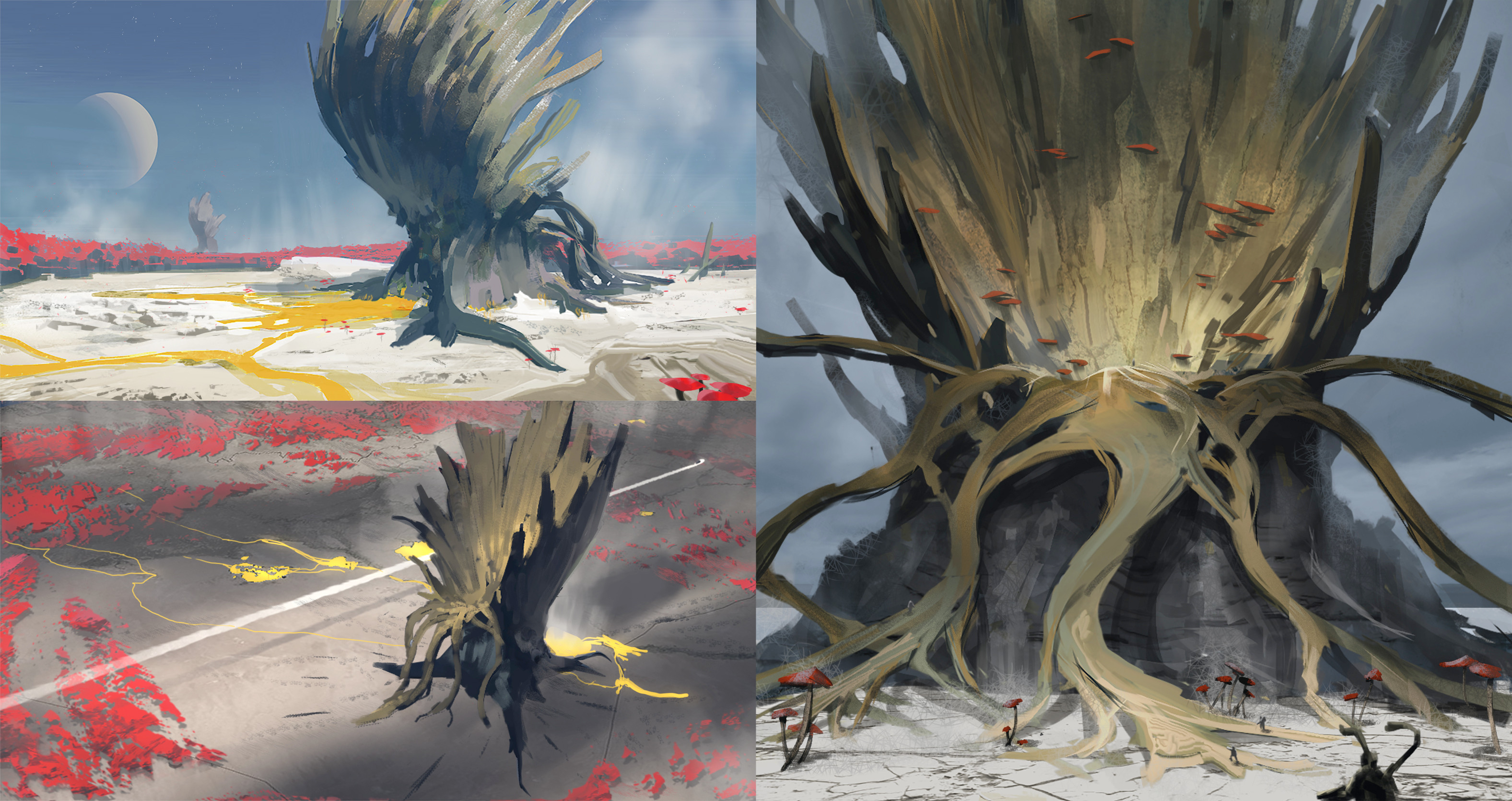 Tree exterior sketches