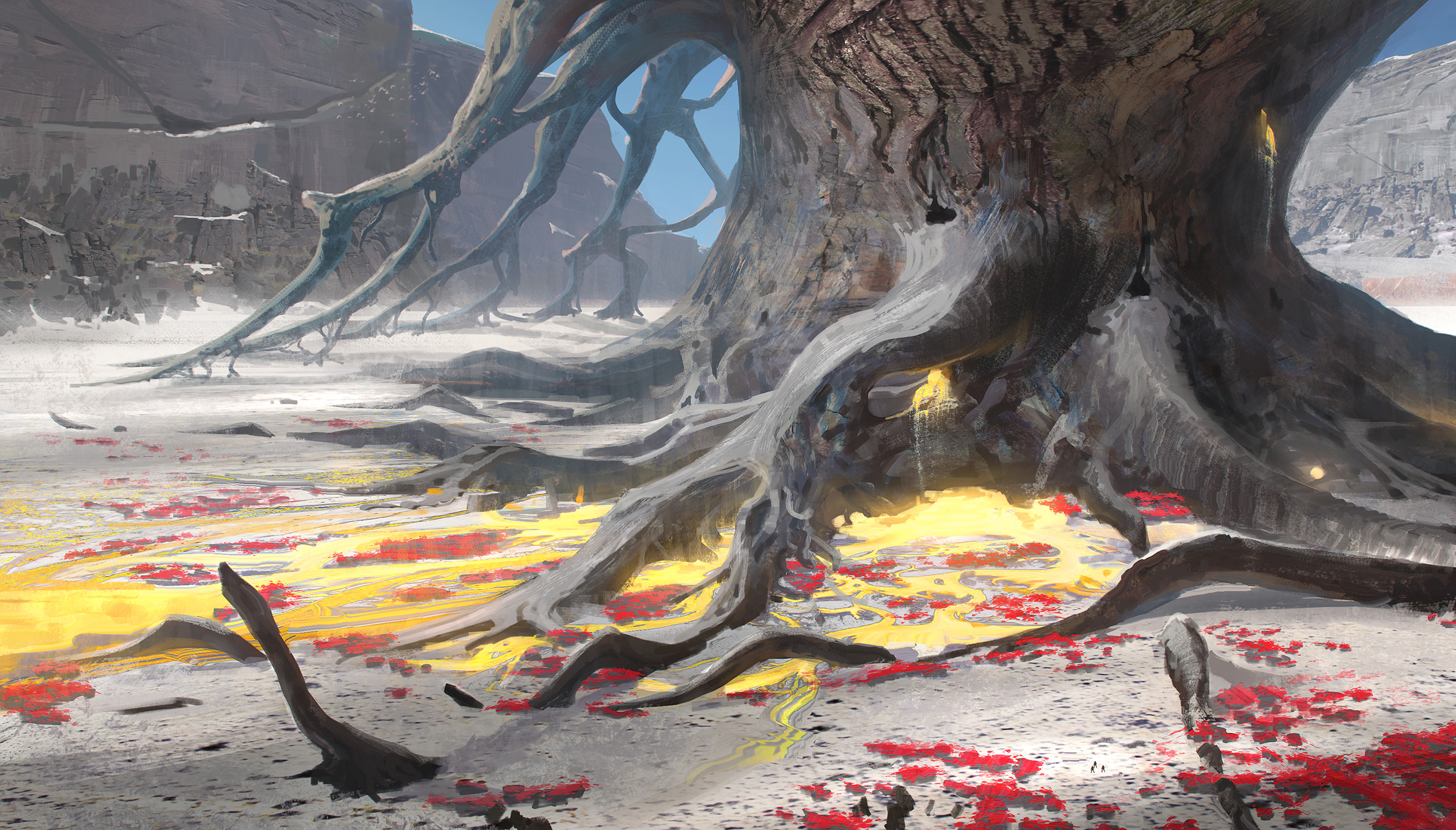 Paintover of Ben Henry's environment blockout