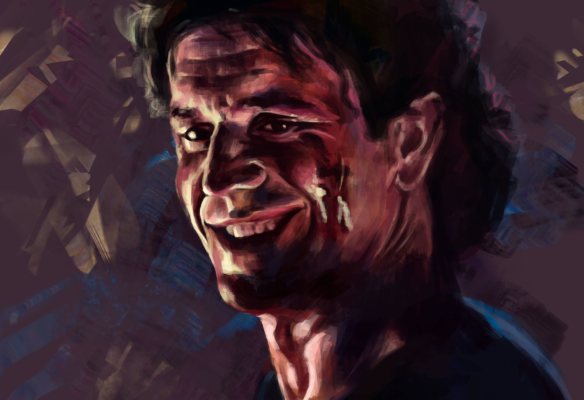 Artstation Mel Gibson Aleksey Bochkarev