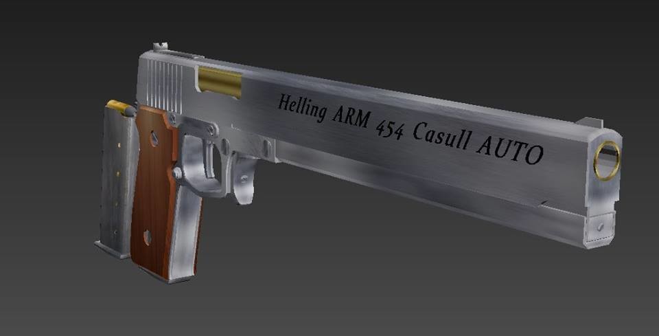 Artstation Hellsing Alucard Pistol Romeo Foxial