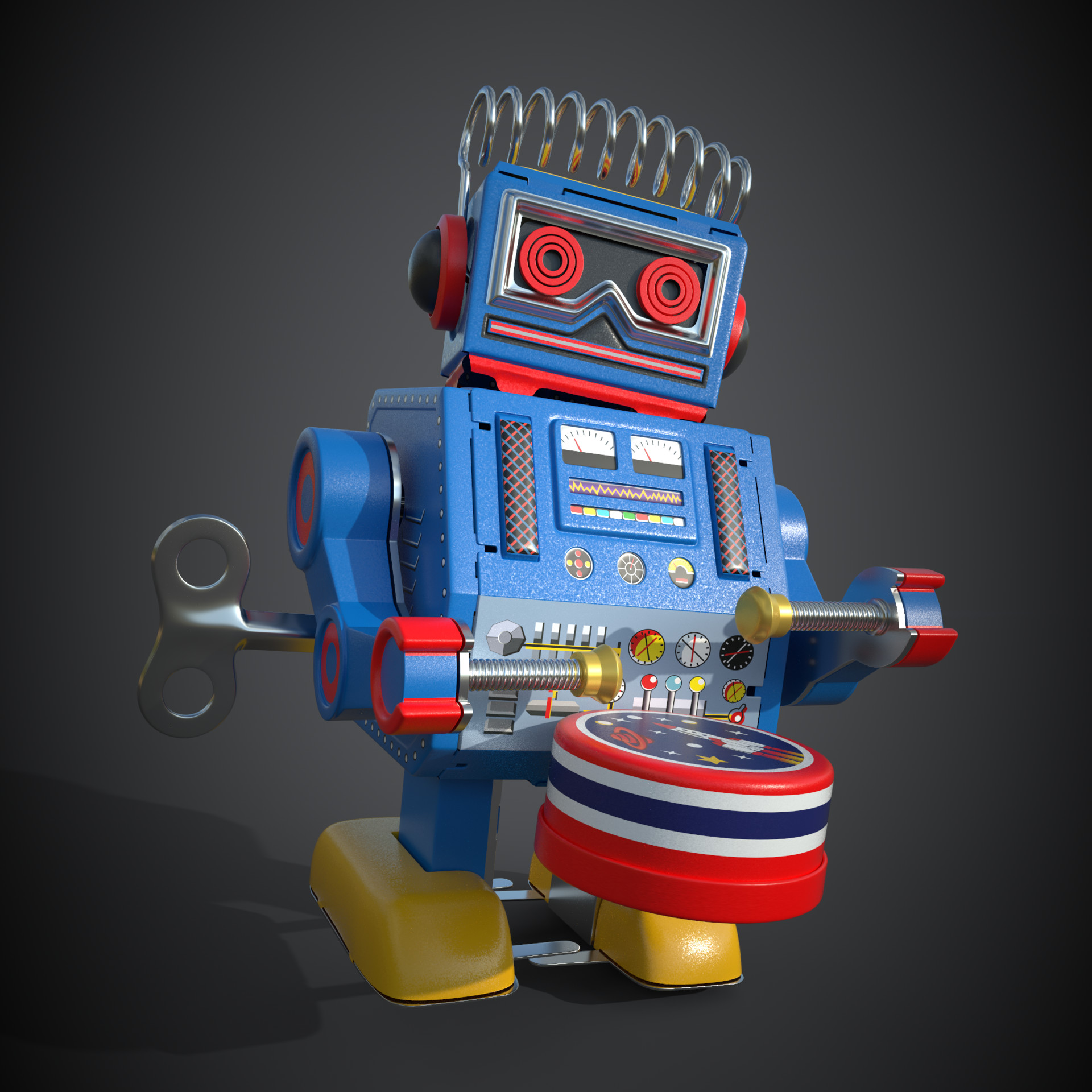 tin toy robot