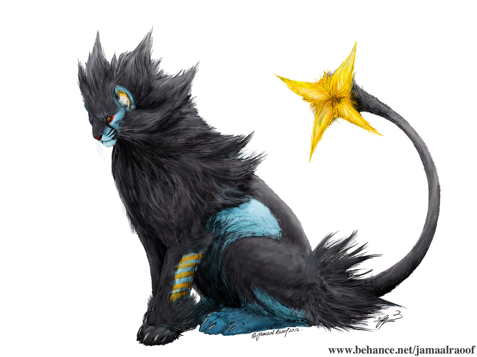 Artstation Realistic Luxray Jamaal Raoof