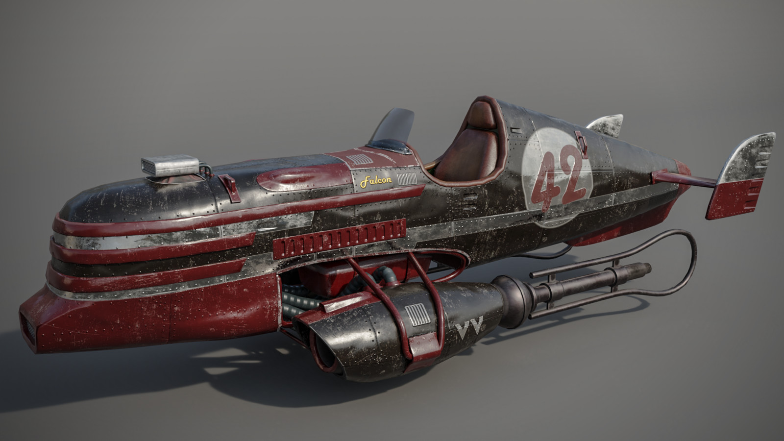 Дизельпанк Sci Fi машины арт
