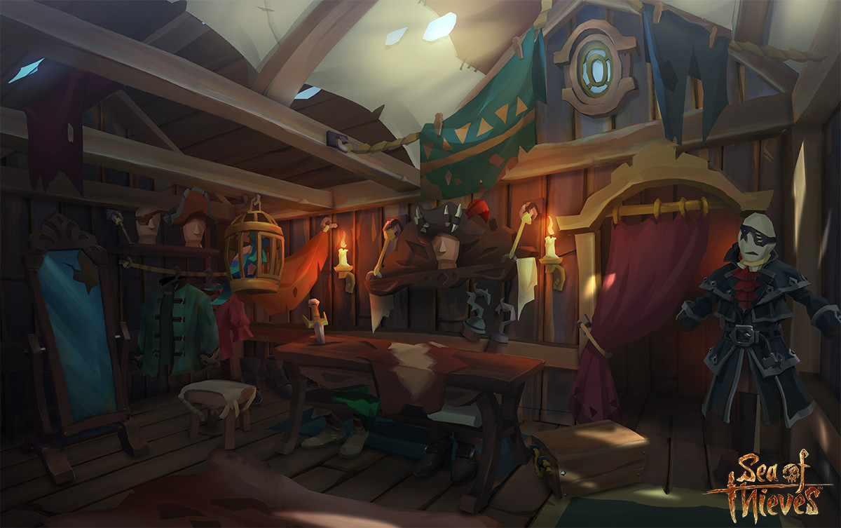 Artstation Sea Of Thieves Shop Interiors Victoria Hall