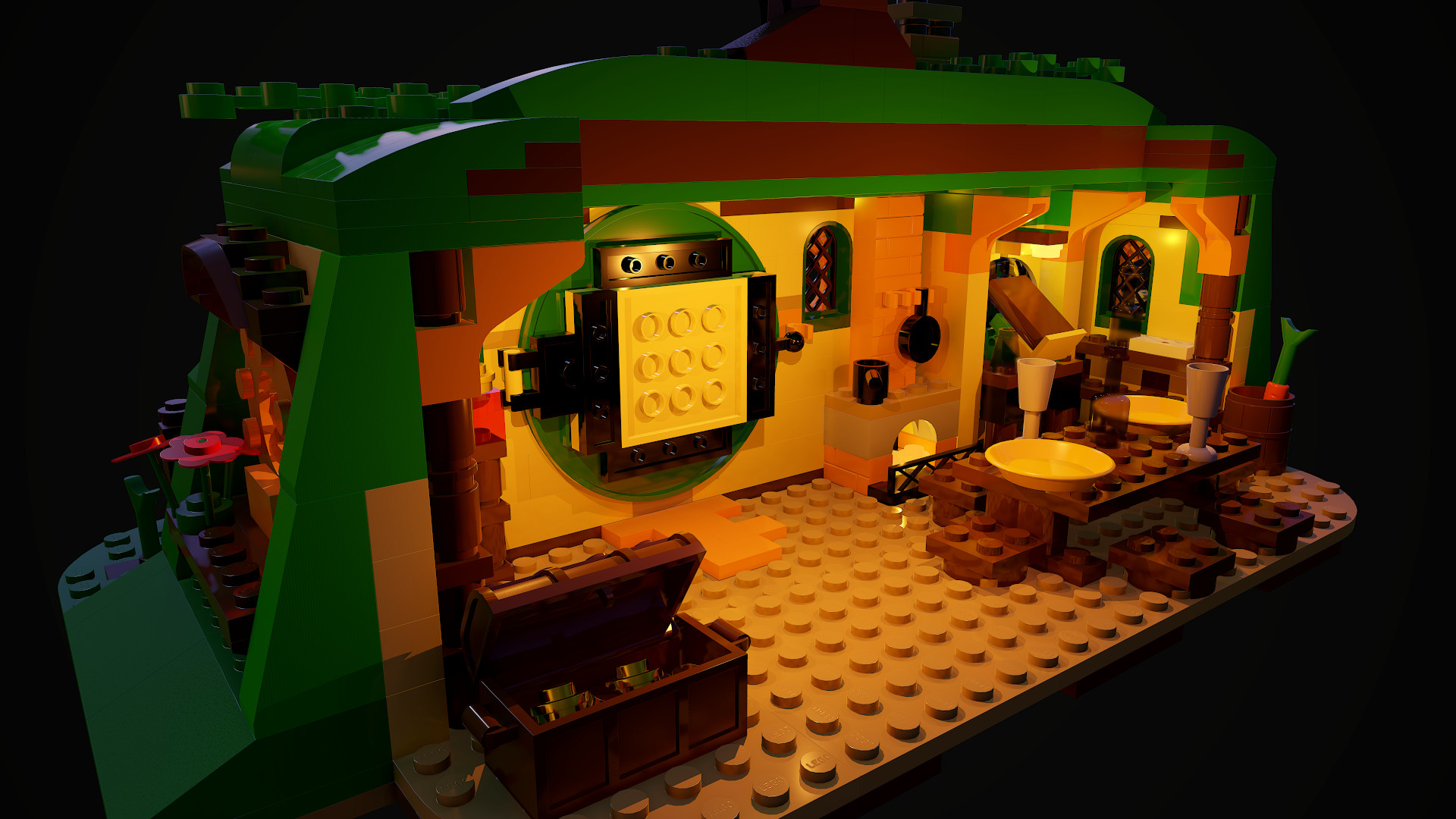 Andrew Rahn Bag End Lego Set