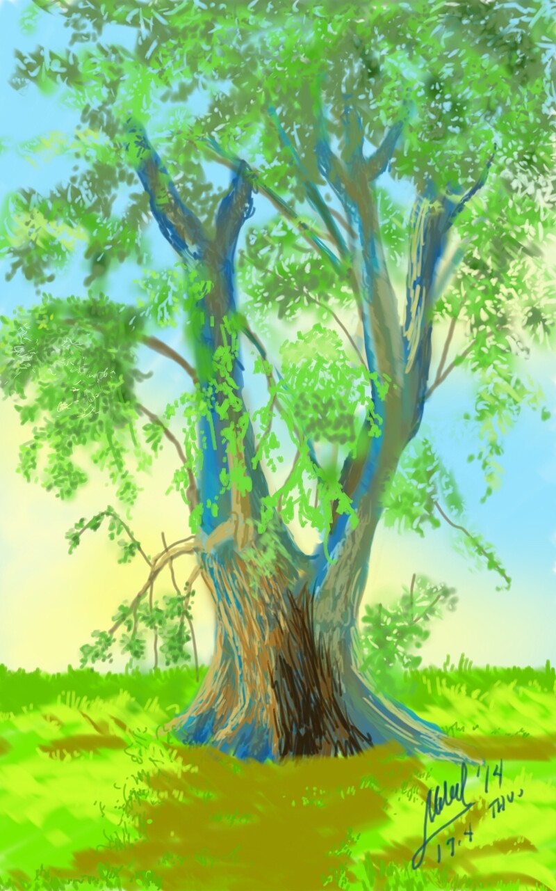 Artstation Tree Sketch 2 Nobel 23