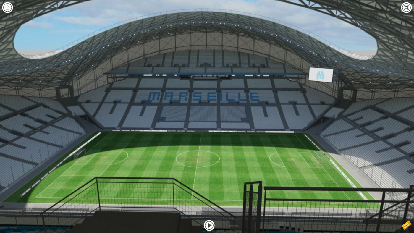 Stade 3D Orange Vélodrome de Marseille avec LED - BornToBeKids