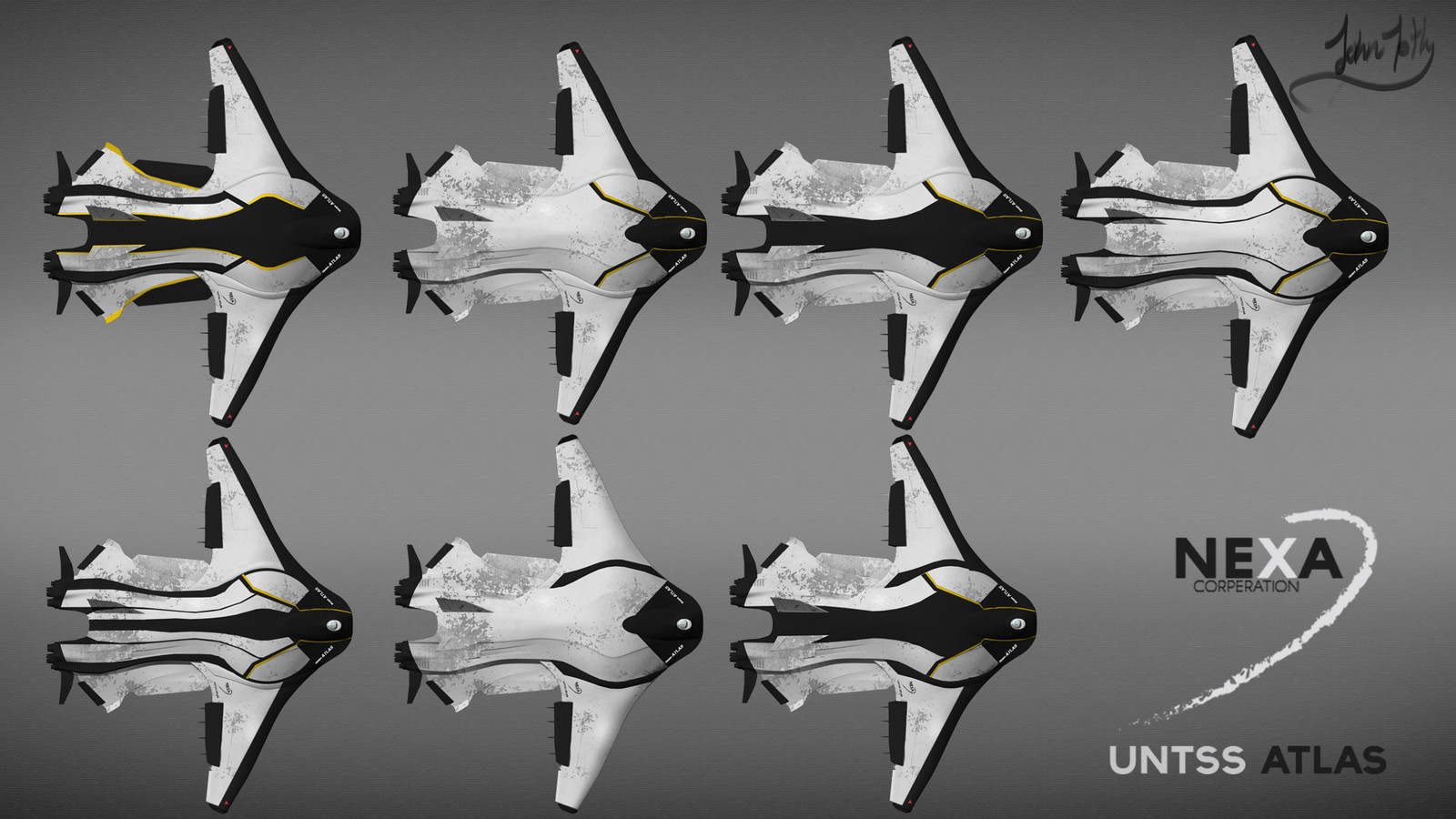 A few colour schemes.

White was heavily liked