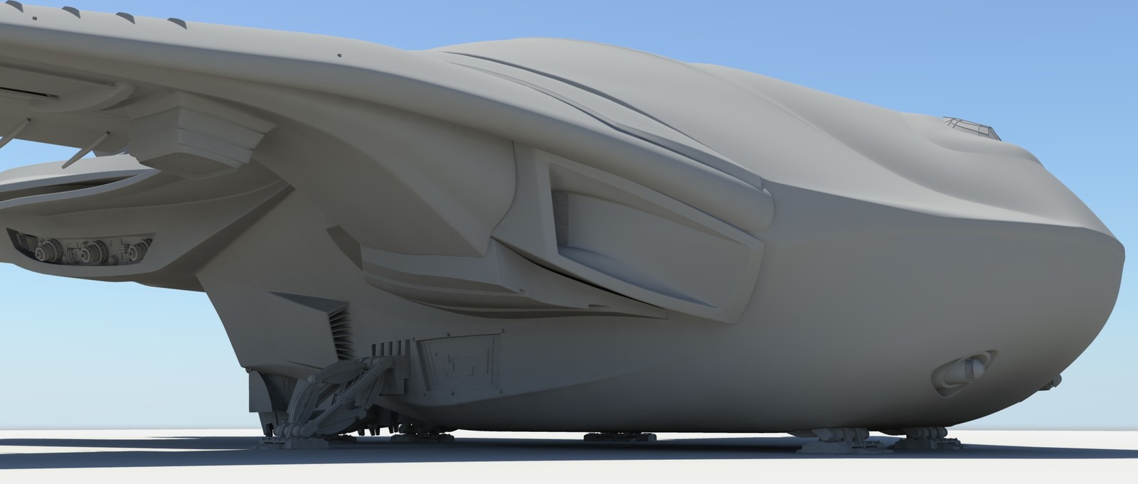 First pass render.
AmbOcc render.
