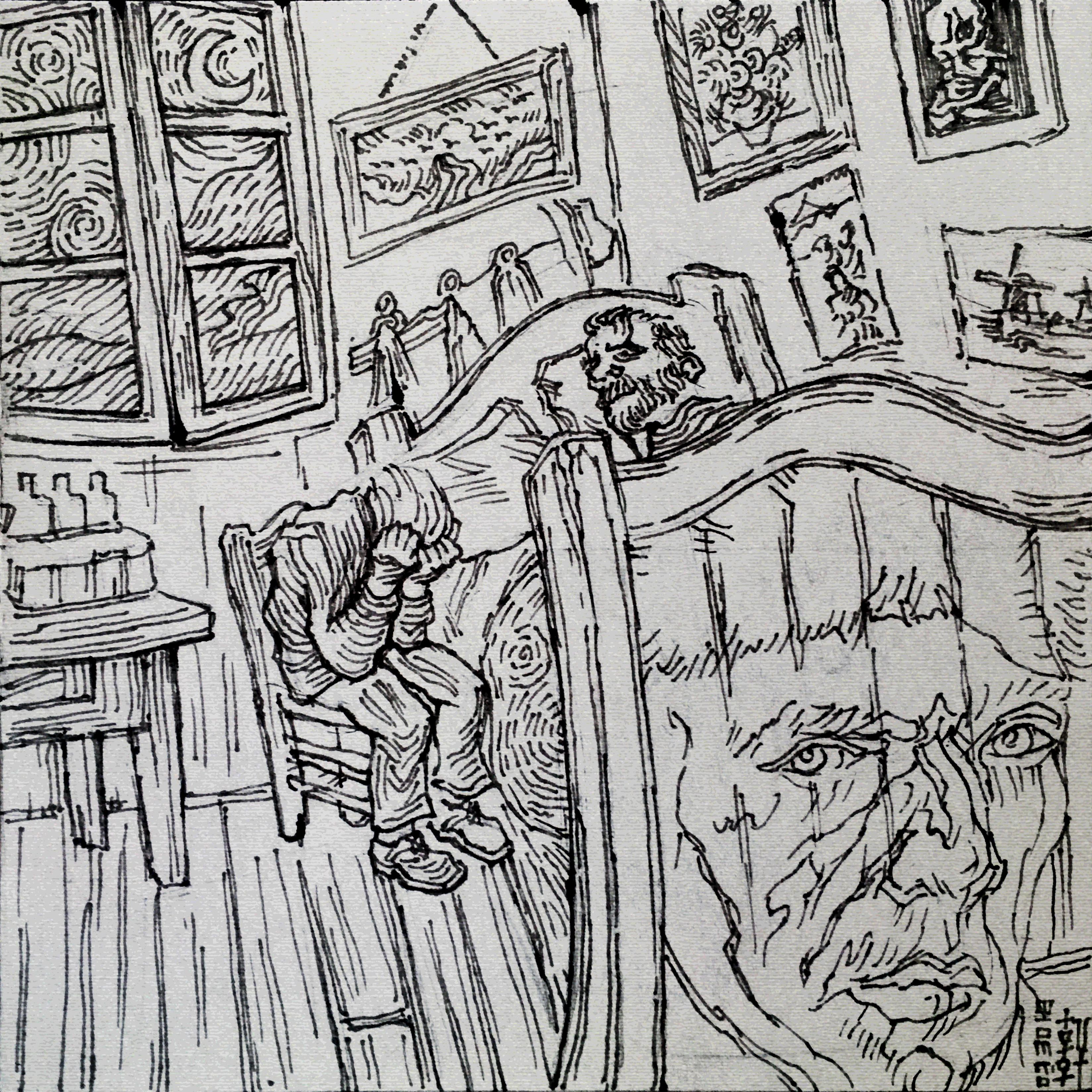 Day 03-30-18 - Van Gogh Sketch