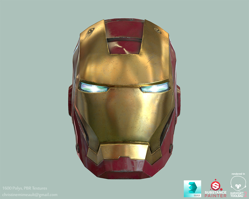 Christine Mimeault Iron Man Head