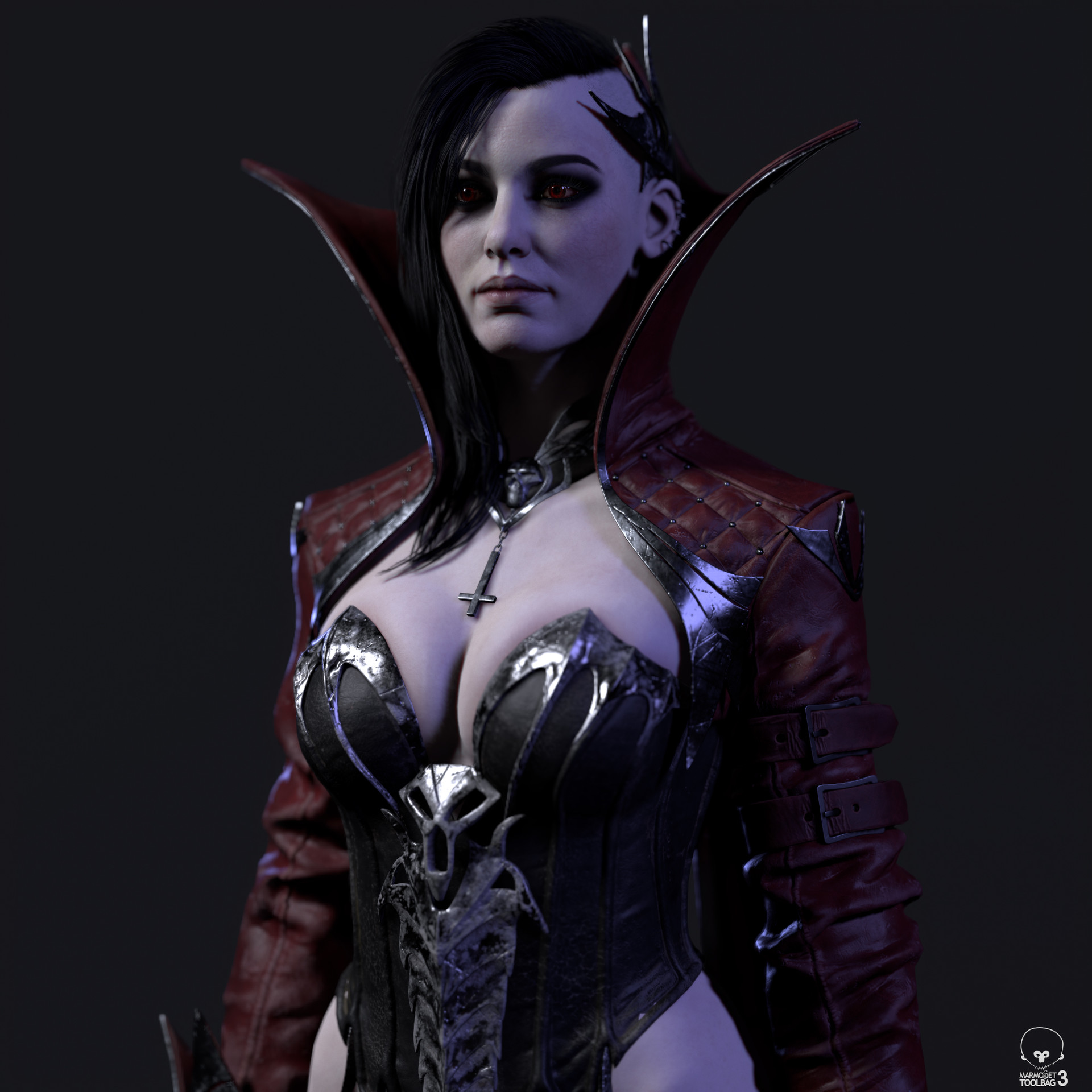 Artstation Vampire Girl Jakub Chechelski