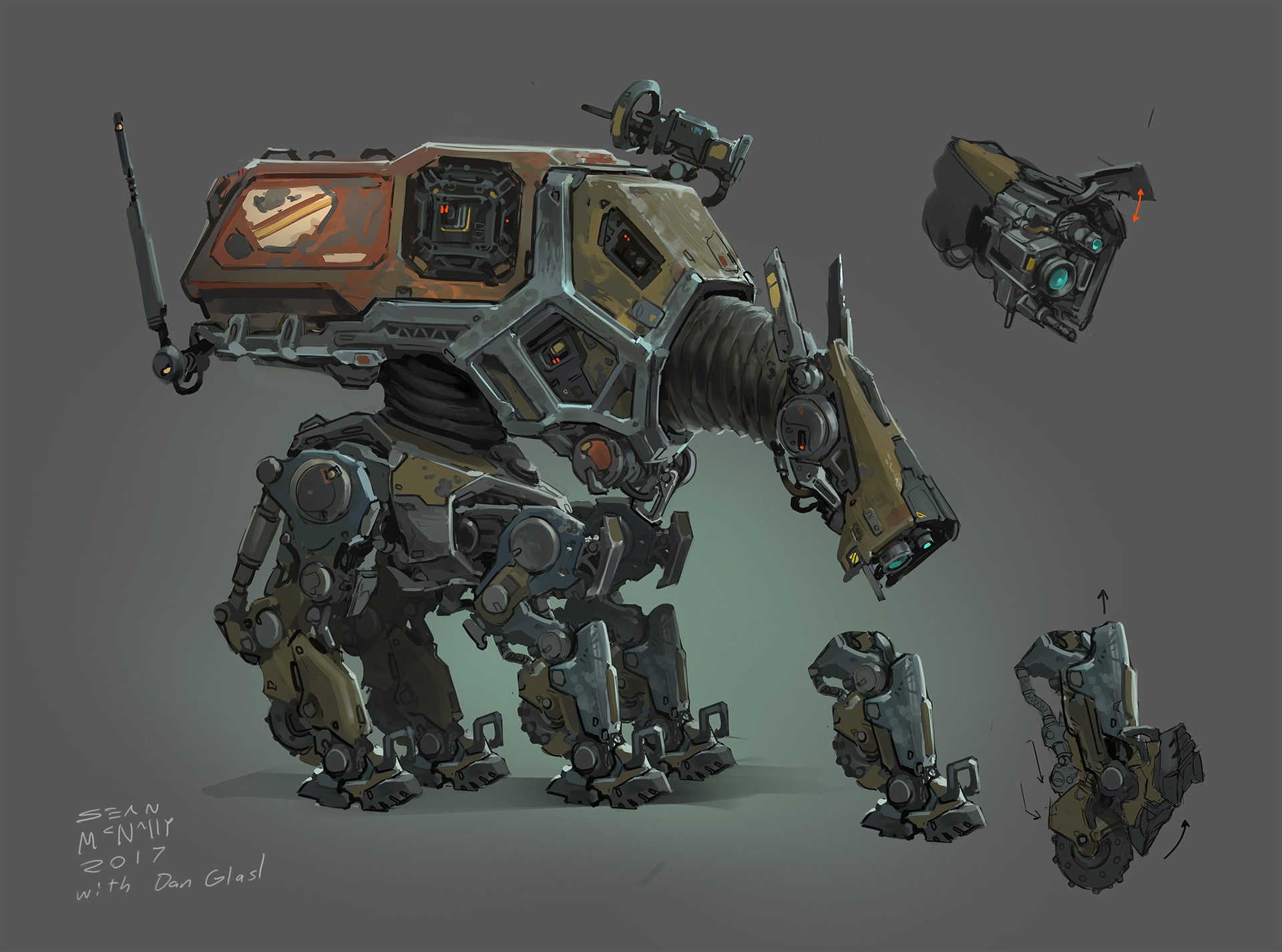 Artstation Cancelled Sci Fi Project Sean Mcnally