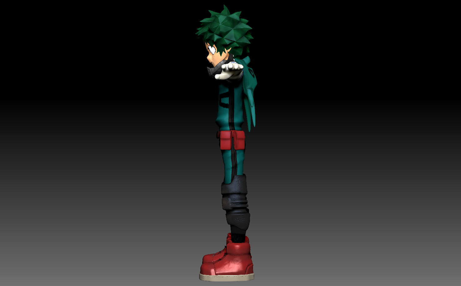 Artstation My Hero Academia Izuku Midoriya Amirul Afiq Hussain