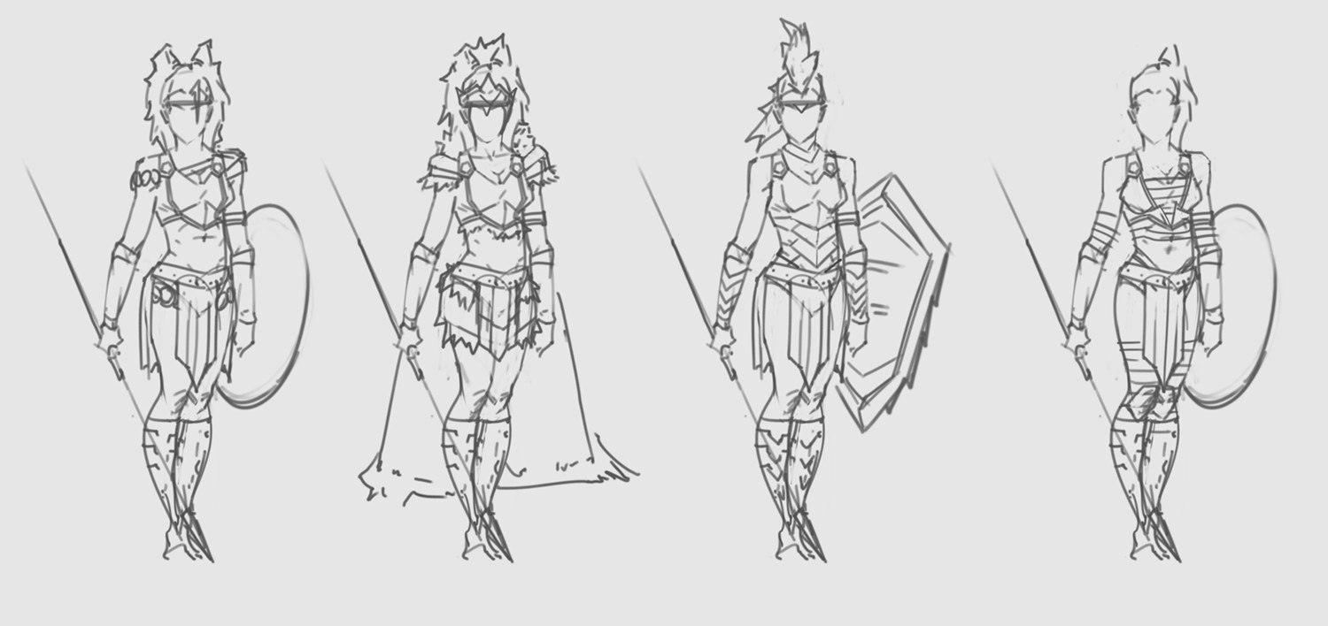 Loose linework!