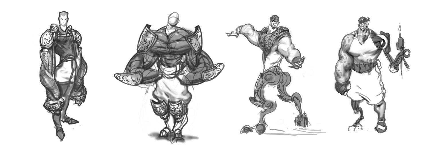 Fancy cyborg men