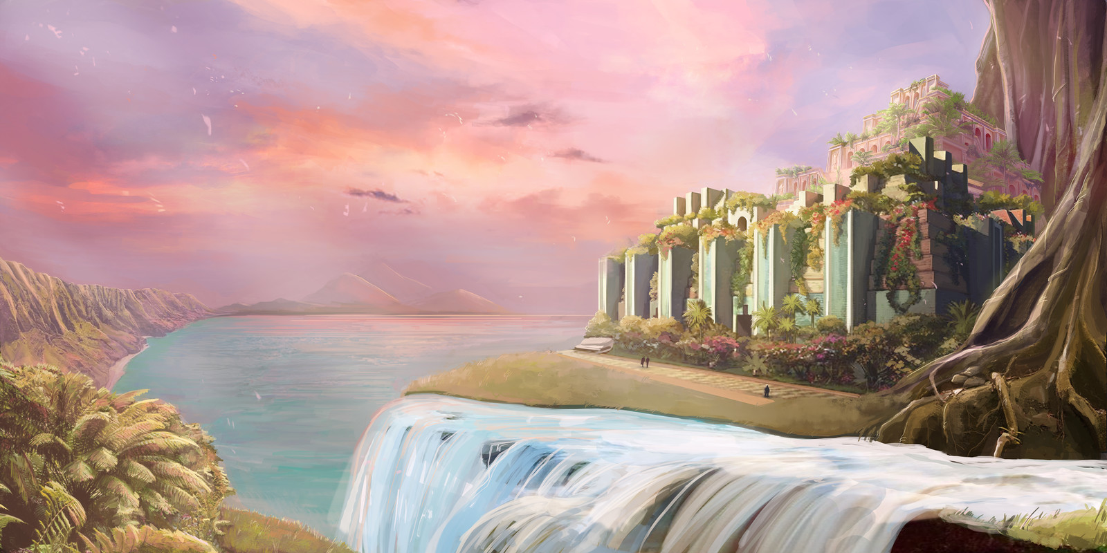Artstation Hanging Gardens Of Babylon Mariz Pineda