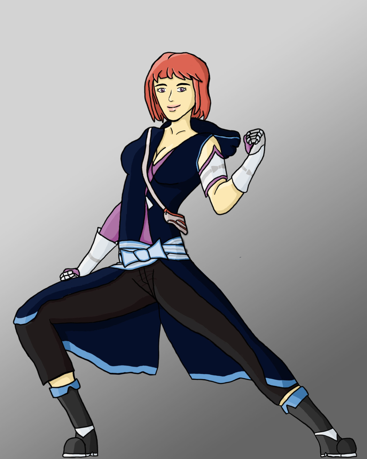 Fighter Girl concept art