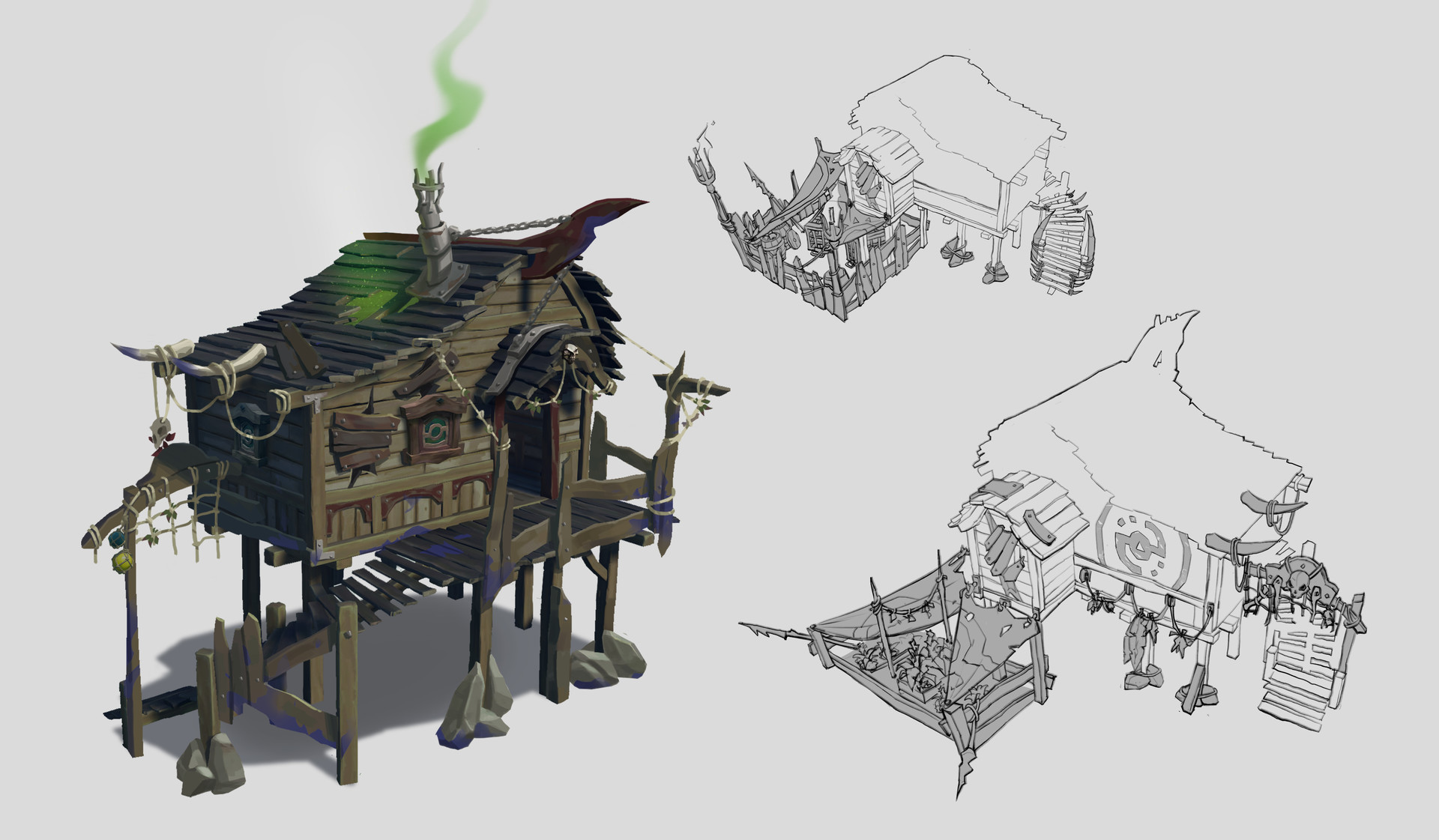 Sea of Thieves - Architecture and props design.