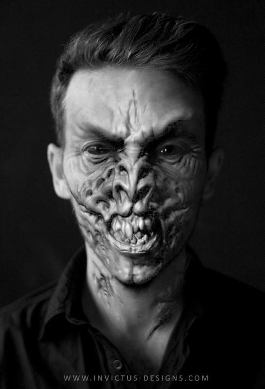 Sergio Sandoval Makeup Concept Art Paintover For The