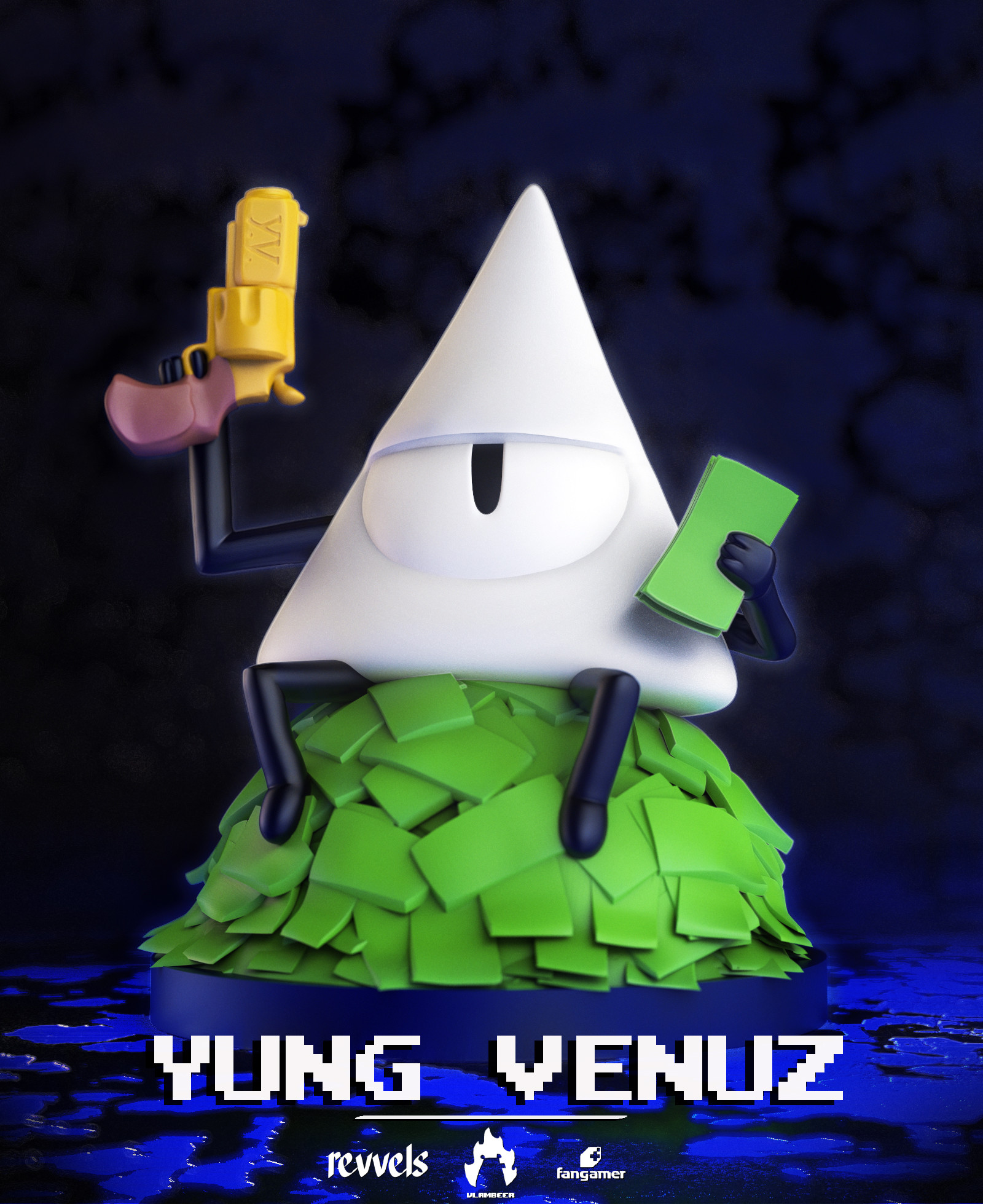Yung Venuz Figure Figurine Fangamer RARE NEW Official Nuclear Throne Y.V 