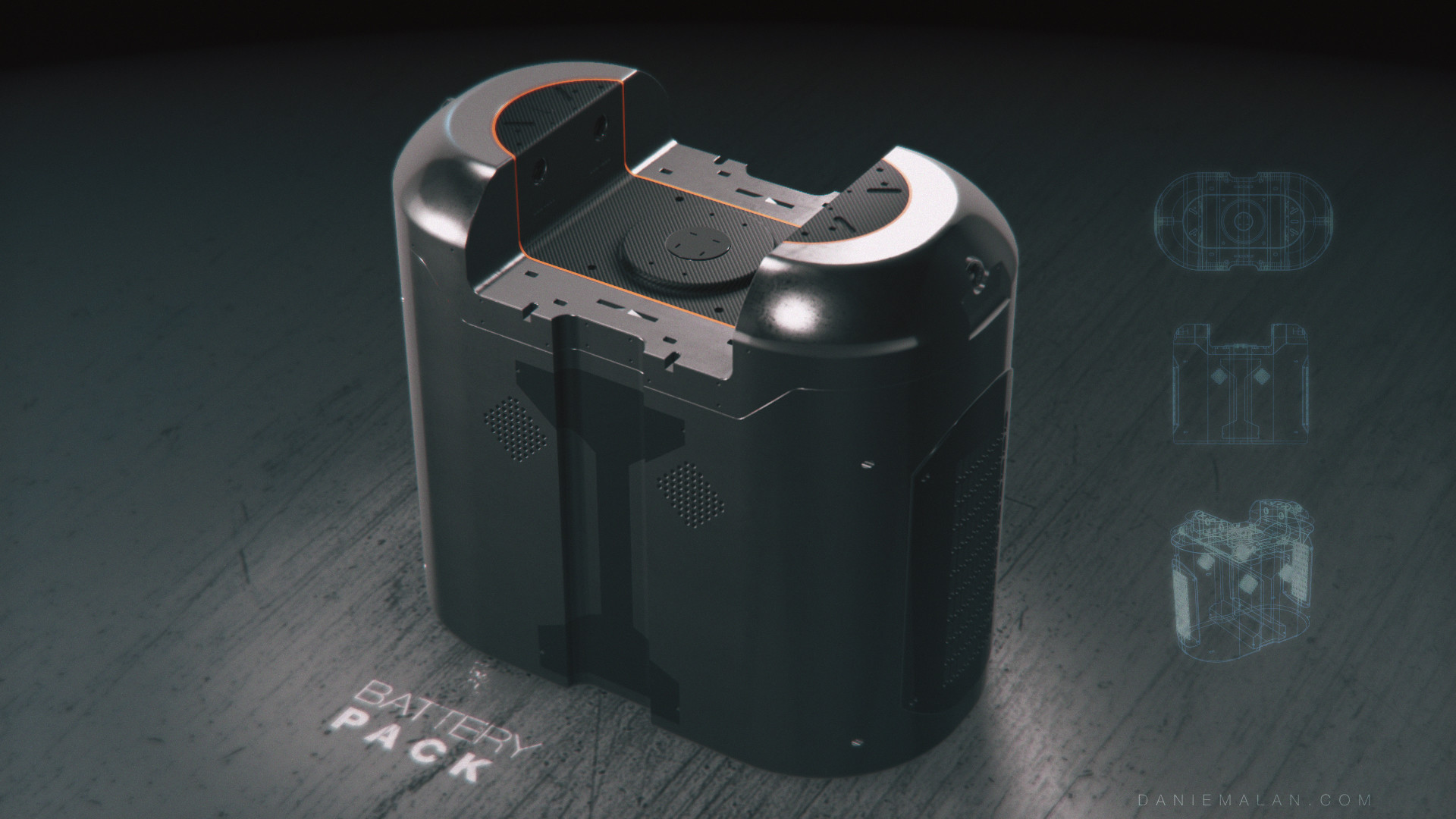 ArtStation - Battery pack