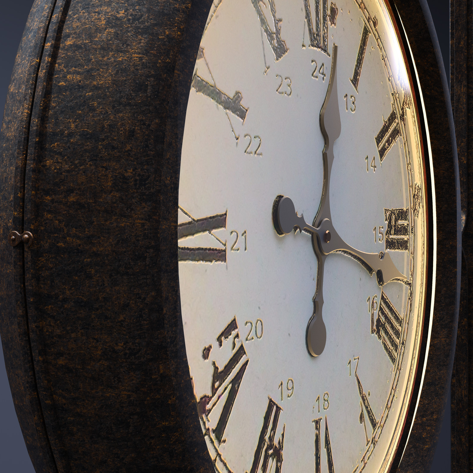 SketchUp + Thea Render 
Rivendell Mill's Wall Clock
Rivendell Clock final-Scene 9A