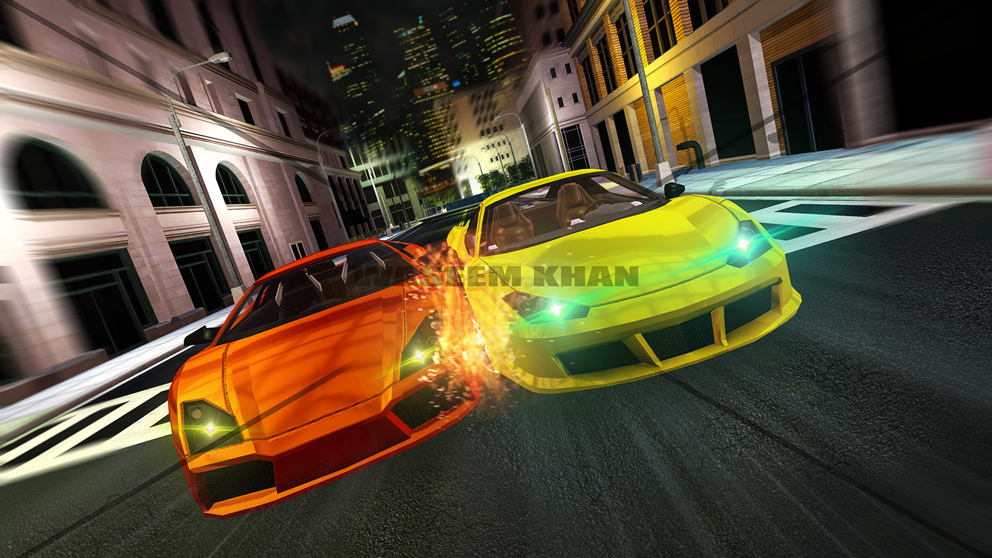 Artstation Crazy For Speed Racing Game Screenshot Design Unity