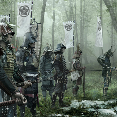 David benzal samurais in the wood