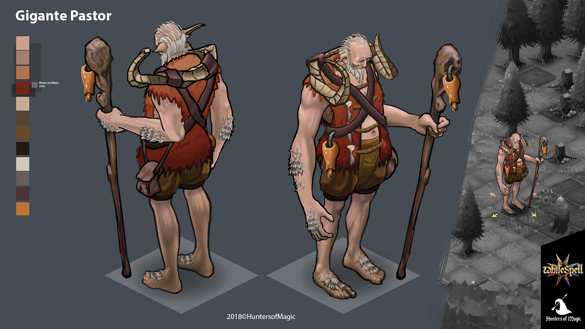 Artstation Heroes And Beast Of Rpg Mode Of Whitespell Game