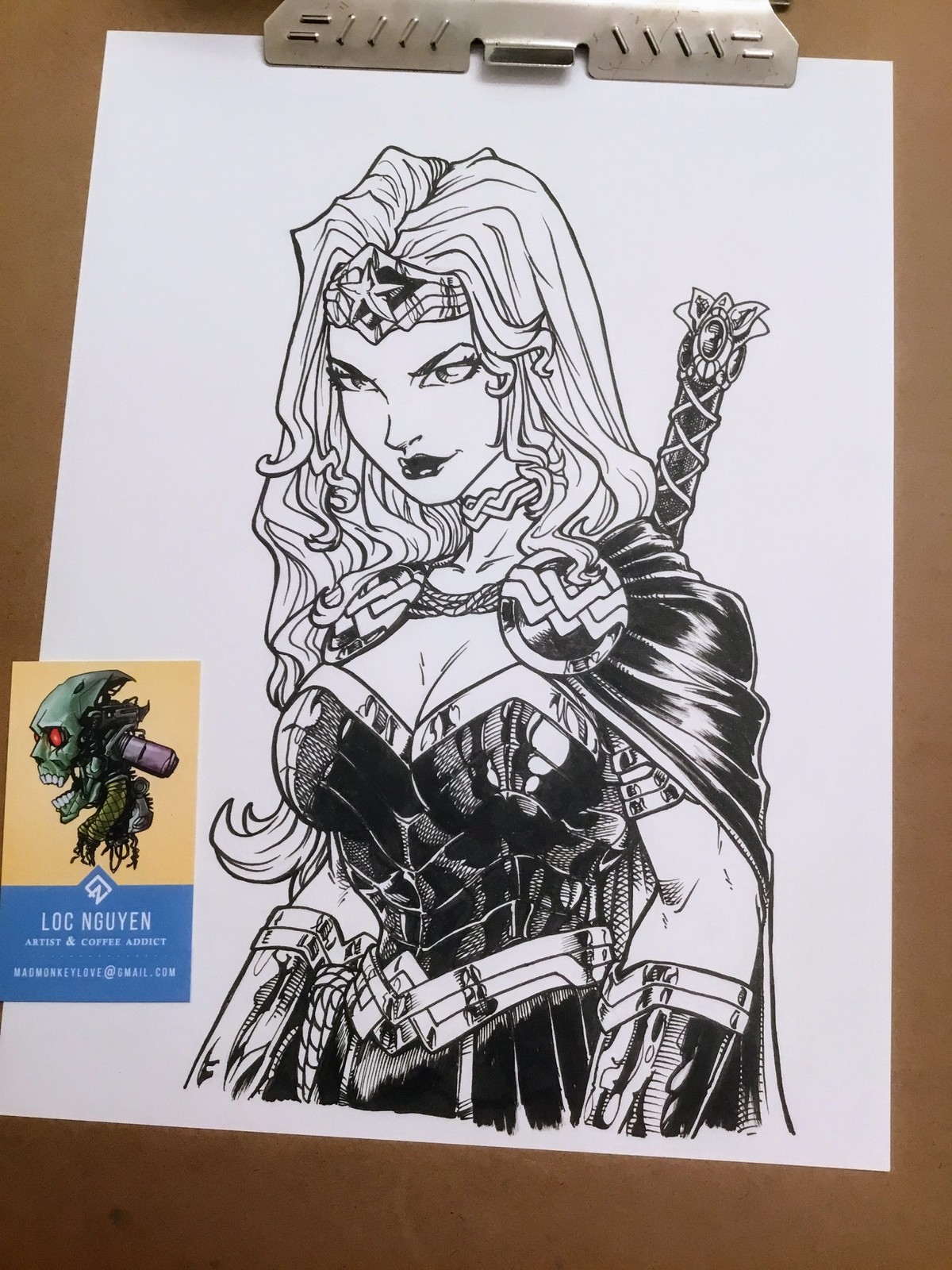 02- Inked sketch