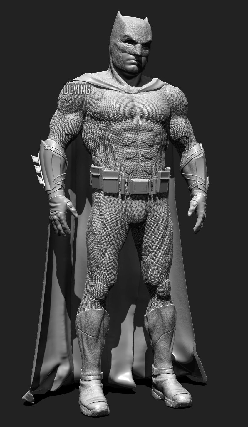 Ben Affleck Batman Konzeptkunst