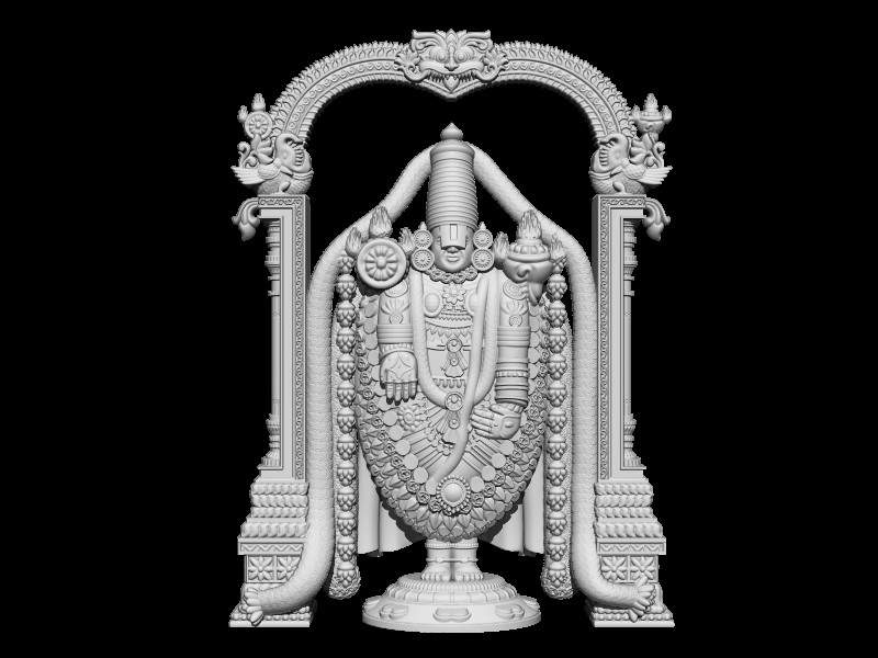 Artstation Lord Sri Venkateswara 2 Svyatoslav Sobotovich