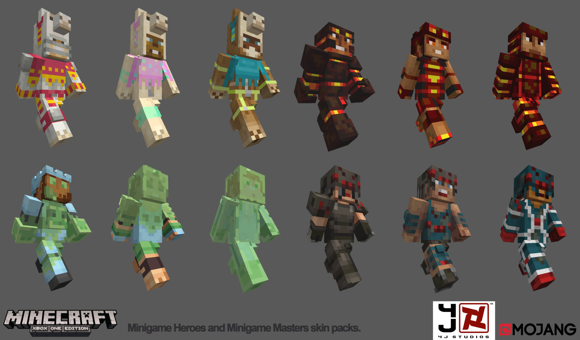 Minecraft Mini Game Masters Skin Pack